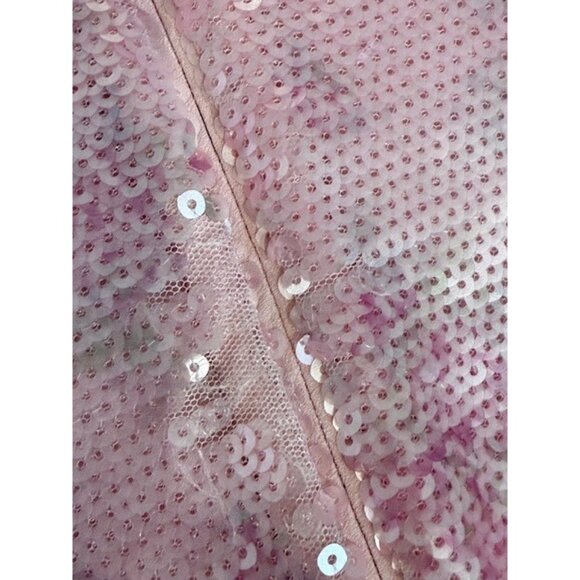 LoveShackFancy Stasia Sequin Dress Sz 2 Love Shack Fancy Flamenco Pink Ethereal - Picture 13 of 16